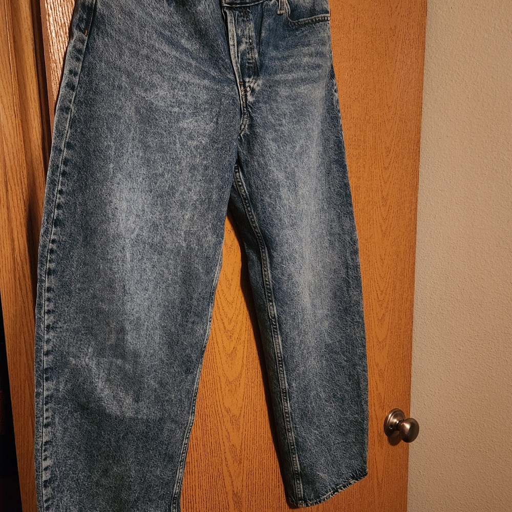 GAP Barrel High Rise Jeans Classic Denim